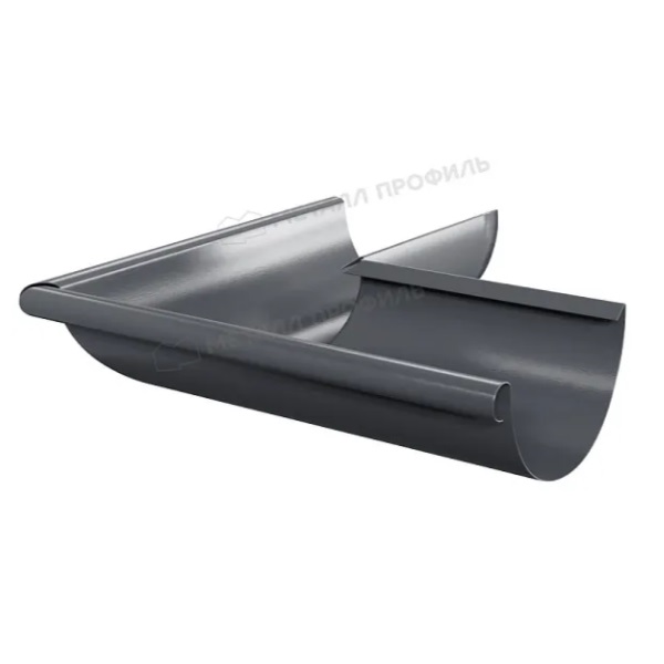 Угол желоба наружный Металл Профиль Foramina PUR D150 Ral 7024