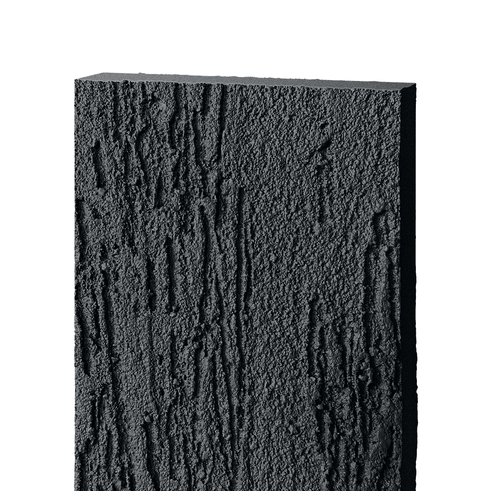 Фиброцементный сайдинг БЕТЭКО Вудрок (Короед) 190x3000x8 RAL9011