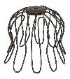 Паук (сетка воронки) PU Aquasystem Matt RR 32 (темно- коричневый) 90/125