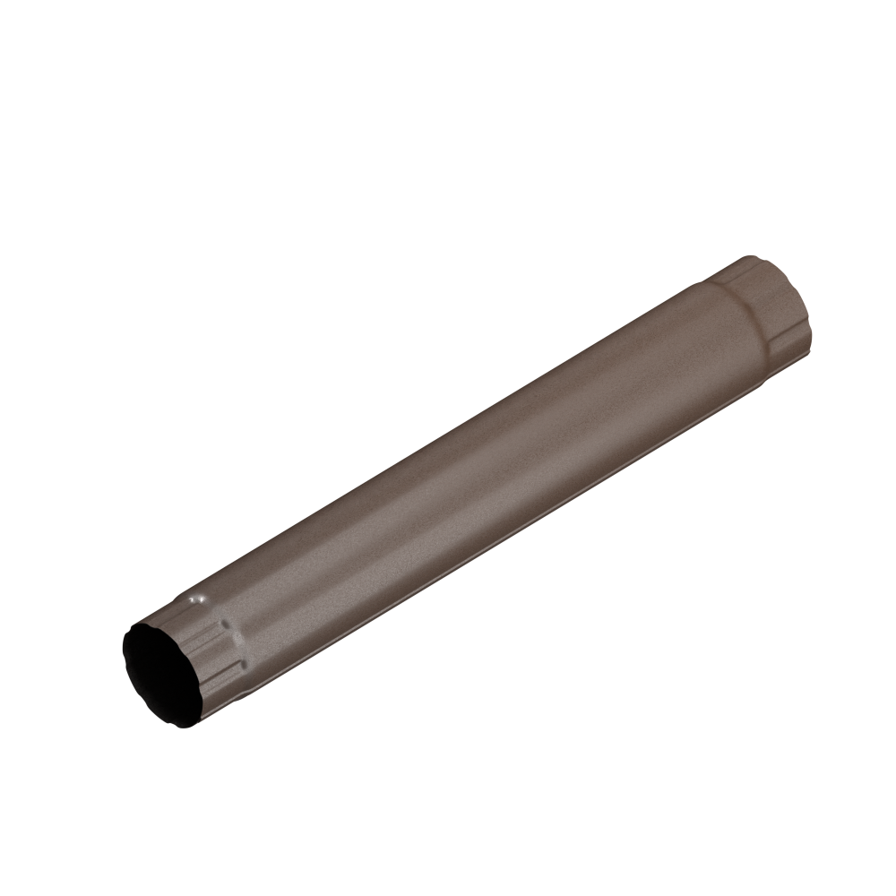 Труба водосточная D100х3000 Foramina Freeze (FRZ_D-01-DarkBrown\DarkBrown-0.5)