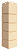 Наружный угол Grand Line Classic Клинкерный кирпич Бежевый