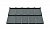 Металлочерепица Ruukki® Frigge™ GreenCoat Crown BT RR23 Графит