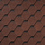 Гибкая черепица Quiet Tile Shadow Карминно-красный
