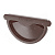 Заглушка желоба Stynergy ПРЕМИУМ PU 125/90 RAL 8017