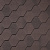 Гибкая черепица Quiet Tile Rombica Коричневый