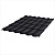 Металлочерепица Stynergy Garda Corundum50 Матовый RAL 9005 0,5 сталь 1 кв.м