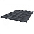 Металлочерепица Stynergy Stella Corundum50 Матовый RAL 7024 0,5 сталь 1 кв.м